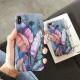 Color retro banana leaf phone case