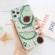 TPU cartoon avocado phone case