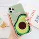TPU cartoon avocado phone case