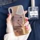 Gradient embossed raindrop phone case