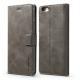 Calfskin retro flip wallet phone holster