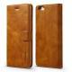 Calfskin retro flip wallet phone holster