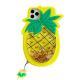 Decompression quicksand pineapple phone case