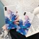 Dark blue and colorful phone case