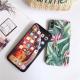 Vintage palm-leaf phone case