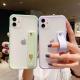 Two-tone frosted wristband phone case