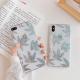 Bronzing pineapple leaf phone case