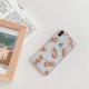 Bronzing pineapple leaf phone case