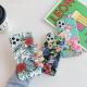 Retro literary flower leaf phone case