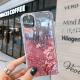 Liquid Quicksand Peach Blossom Phone Case Soft