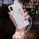Compatible with Apple, Compatible with Apple , Creative Rhinestone Rabbit Iphone Silicone Phone Case