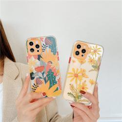Compatible with Apple, Compatible with Apple , Flower Phone Case For Iphone, Clear Soft Camera Protector
