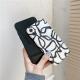 Compatible with Apple, Creative Style Black Ink Line Black And White Suitable For Iphone12Promax Iphone Case