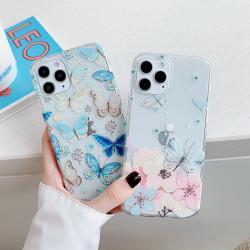 Glitter Butterfly Protective Phone Case