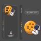 Compatible with Apple , Astronaut Is Suitable For Apple 6s Mobile Phone Case 6 All-Inclusive Lens 6splus Liquid Silicone Case