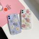 Compatible with Apple , Handmade Real Flower Apple 11promax Mobile Phone Case