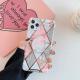 Geometric Mosaic Marble Folding Stand Phone Case