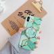Geometric Mosaic Marble Folding Stand Phone Case
