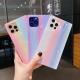 Gradient Rainbow Phone Case Laser Square Protective Cover