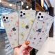 Epoxy Dried Flower Phone Case Real Flower Transparent Protective Cover