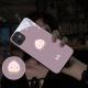 Compatible with Apple, Call Flash Phone Case Is Suitable For Iphone Series Glass Case With Sound Control Light