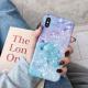 Compatible with Apple, Fashion Marble Pattern Anti-Falling Edge Mobile Phone Protective Case For Iphone Series