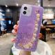 Star Sky Gold Foil Drip Gel Mobile Phone Case