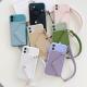 Handheld Messenger Rope Mobile Phone Case With Card Bag