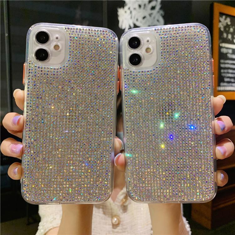 Transparent Diamond Mobile Phone Protective Case