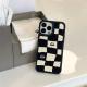 Black And White Chessboard Phone Case