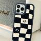 Black And White Chessboard Phone Case