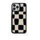 Black And White Lattice Mobile Phone Protective Case