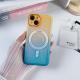 Gradient Two-tone TPU Magnetic Phone Case