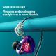 Adjustable Cable Plug-in Sports HIFI Dynamic Coil Wired Headset