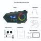 Helmet Bluetooth Headset With Screen Motorcycle Riding Music Waterproof