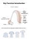 Elderly Rechargeable Hearing Aid Dual-machine Deaf Wireless Ear Back