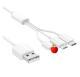One-to-three Short-line Data Cable Three-in-one Multi-function
