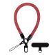 Mobile Phone Short Polyester Rope Anti-theft Wrist Strap Keychain