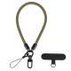 Mobile Phone Short Polyester Rope Anti-theft Wrist Strap Keychain