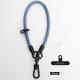 Mobile Phone Short Polyester Rope Anti-theft Wrist Strap Keychain