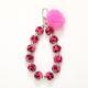 Pompons Beaded Mobile Phone Pendant Diy