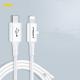 White Fast Charger Cable Single Line