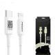 White Fast Charger Cable Single Line