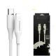 White Fast Charger Cable Single Line