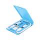 Portable Data Cable Business Card Holder Multi-function Charging Cable Mobile Phone Bracket Six-in-one