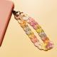 Fashion Frosted Acrylic Chain Mobile Phone Charm Candy Color Anti-lost Lanyard Womens Ornaments