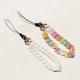 Fashion Frosted Acrylic Chain Mobile Phone Charm Candy Color Anti-lost Lanyard Womens Ornaments