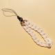 Fashion Frosted Acrylic Chain Mobile Phone Charm Candy Color Anti-lost Lanyard Womens Ornaments