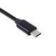 Male To Female Extension Cable Black Power Aluminum Alloy Shell