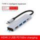 Lightning Interface Expansion Dock Mouse Keyboard OTG Adapter Typec